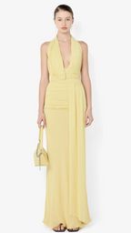 Cassis Drape Maxi